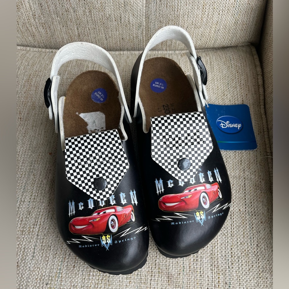 Lightning McQueen Disney Pixar Birkenstock Clogs